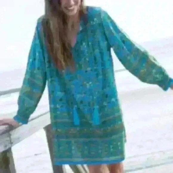 Natural Life Dara V-Neck Tunic Mini Dress Size XS - Picture 7 of 7